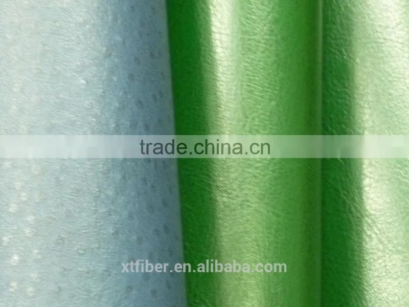 Twotone pu microfiber leather for shoes