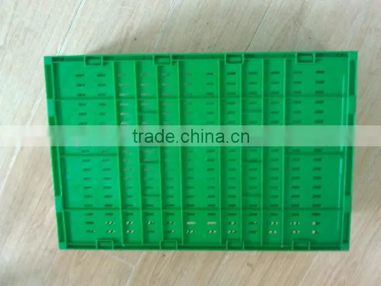 2016 PP Good quality hot sale plastic foldable crate for apples and orange and all kinds fruits