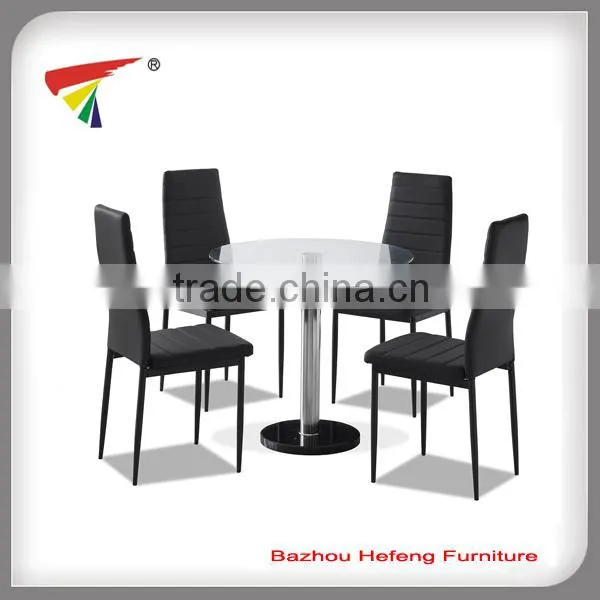 GLASS DINING TABLE AND 4 DINING CHAIRS SET BRAND NEW