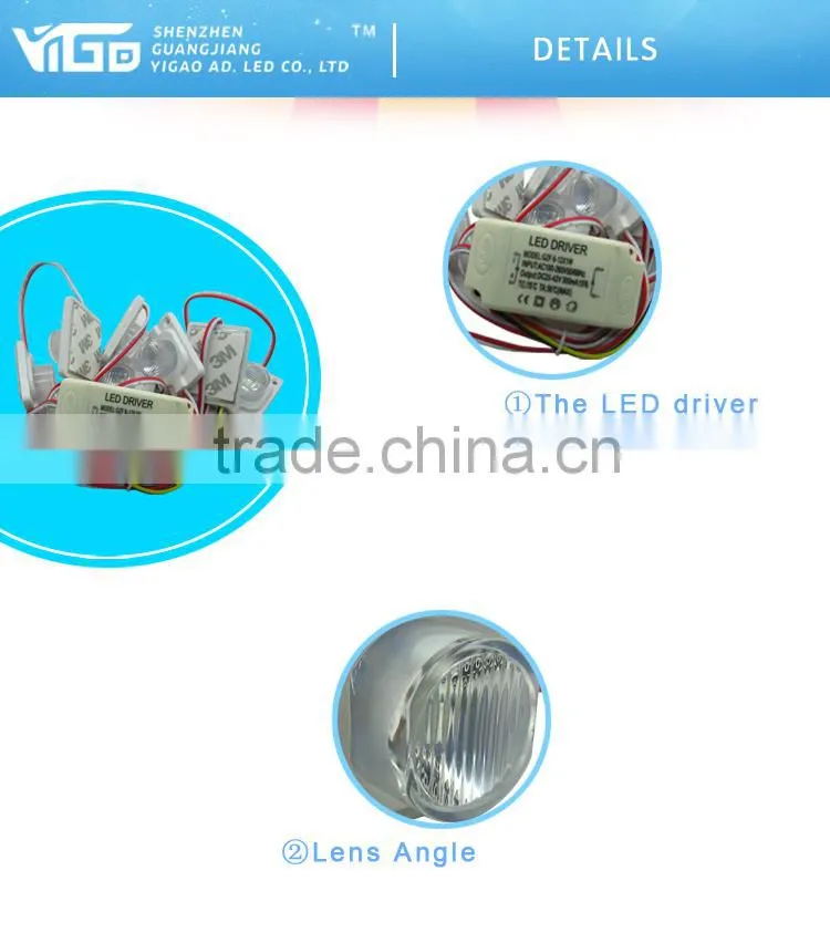 hgh brightness 1W led module for lighting box