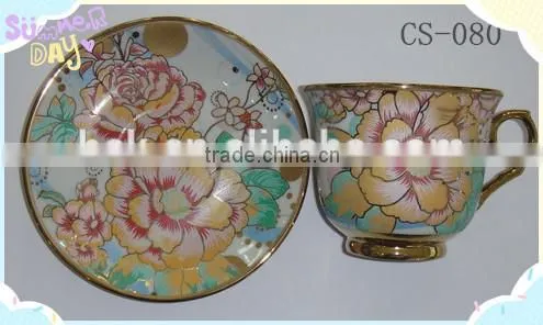 Ceramic material and eco-friendly bulk China tea cup and saucer