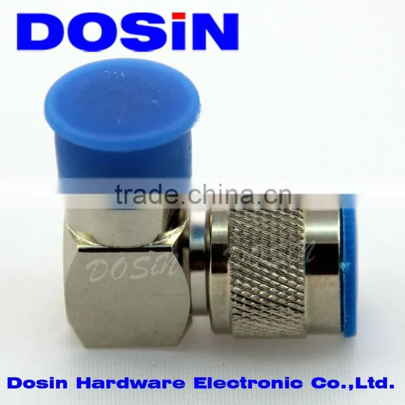 n crimp right angle connector