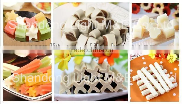 Fully Automatic High Effcient Bulk Pet Dog Chewing Gum Plant
