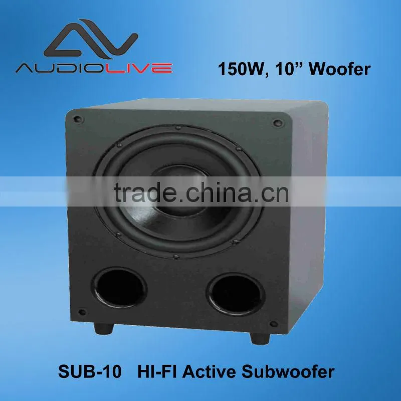 1.2V 150W Active Subwoofer speaker SUB-10