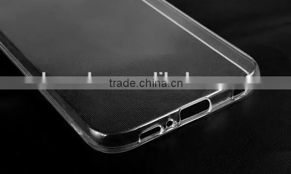 Super thin soft clear back cover for samsung s6