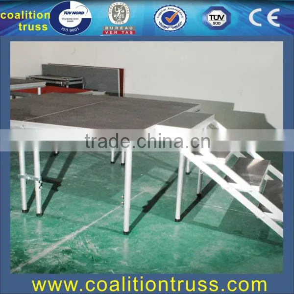 folding aluminum portable stage for concert/outdoor concert stage