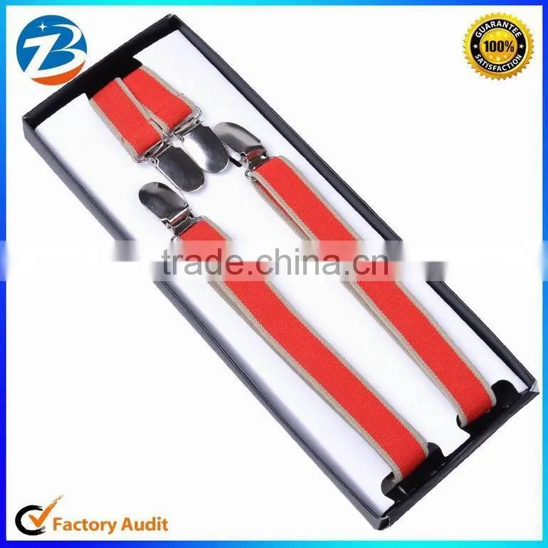 Unisex Fashion Non-cross Skinny Elastic Braces Suspender
