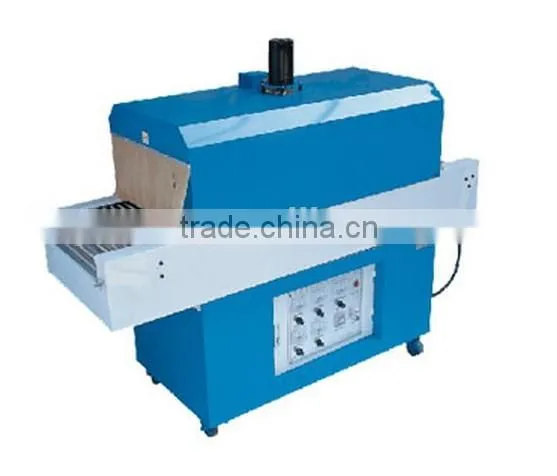 SPX GA semi automatic 3D infrared rays shrinker applied to PVC.POF, PP, PE heat shrink film