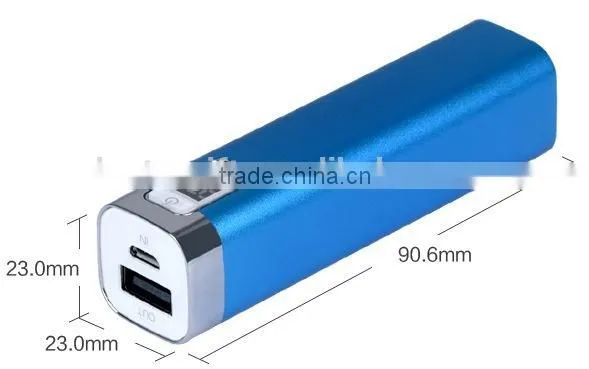 2016 Promotional Gift Led Battery Indicator Powerbank External Battery Charger 2600mah Power Bank