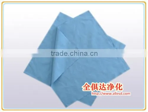 White Polyester Dust free Cleanroom Wiper for Industrial/Electronic use