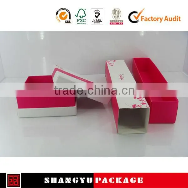 youth popular cool design folding display card paper b,rectangle design jewellery gift box ,cool designed visible hat paper box