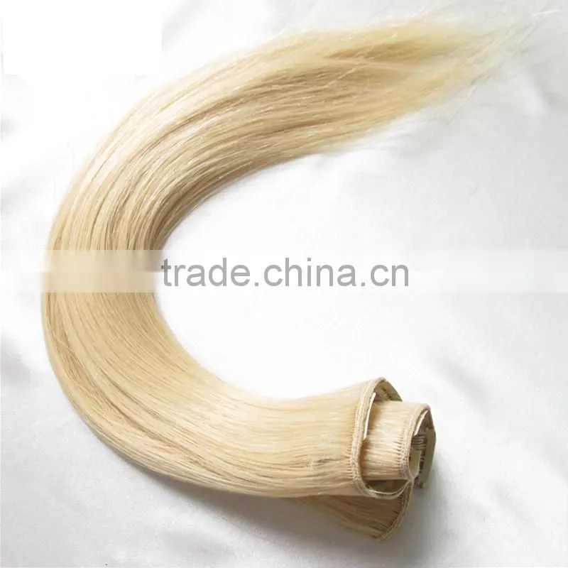 soft hair last long time accept small order clip in human hair extensions