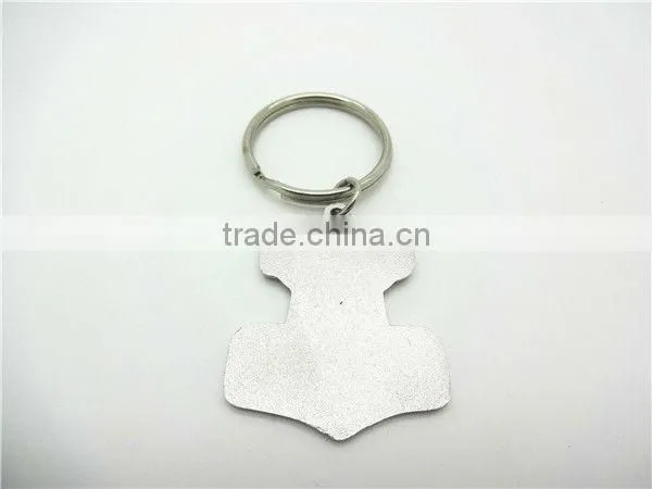 bottle shape unique custom metal coin holder keychain