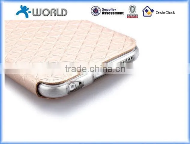 PU leather stand fashion case for iPhone 6S