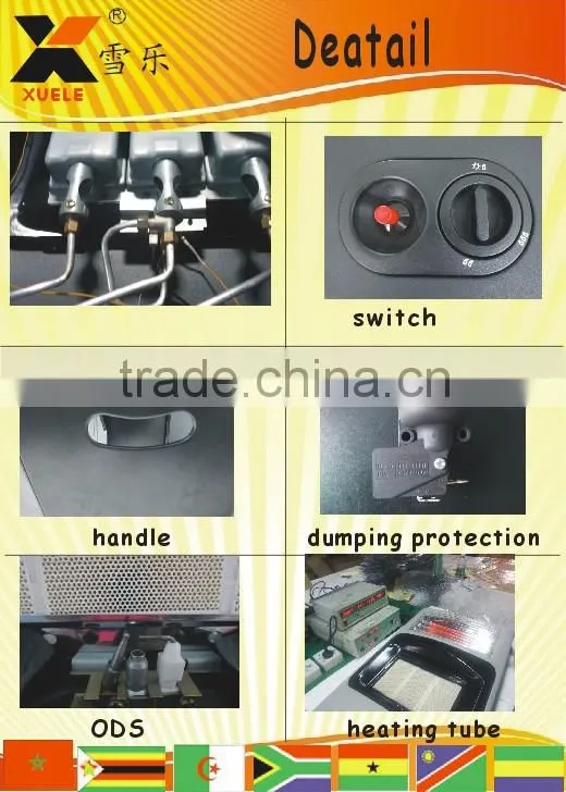 2014 new design gas heater with CE