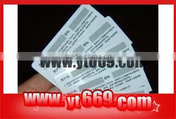 Lottery Scratch Card