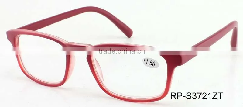 RP-S3721 Gradient colorful big frame hot fashion cheap plastic reading glasses