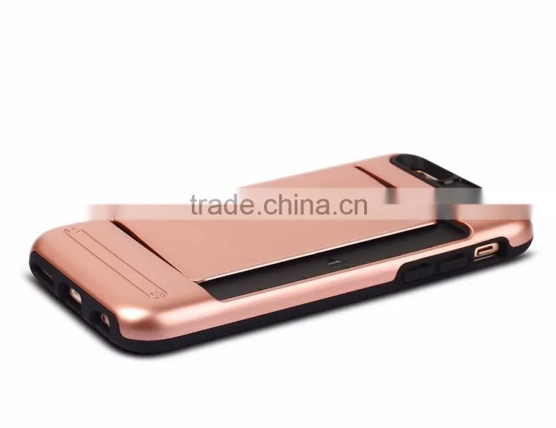 2016 New Style Best Price With Card Holder Function Mobile Phone Case,For Samsung S6 Edge Case