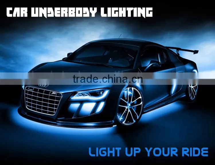 Factory direct sale High brightness led under car Accent neon Led strip light kit With Remote