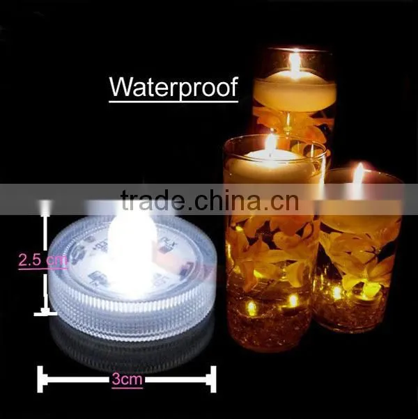 waterproof mini led tea light candle