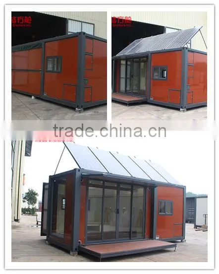 Modern container house with luxury living room