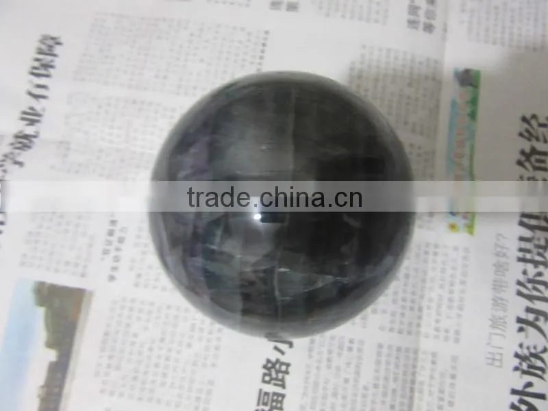 Promoted Customed hone decor natural fluorite crystal ball