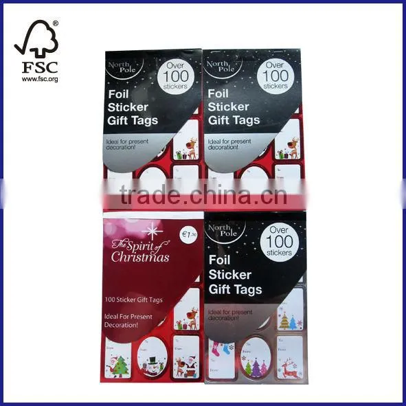 Professional Manufacturer Supply Gift Tags Stickers