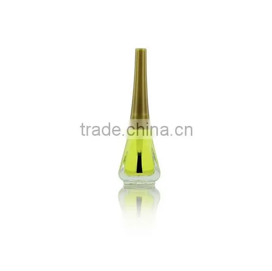10CC/1/2OZ empty crystal nail polish bottle glass UV gel bottles with screw cap and brush supplier