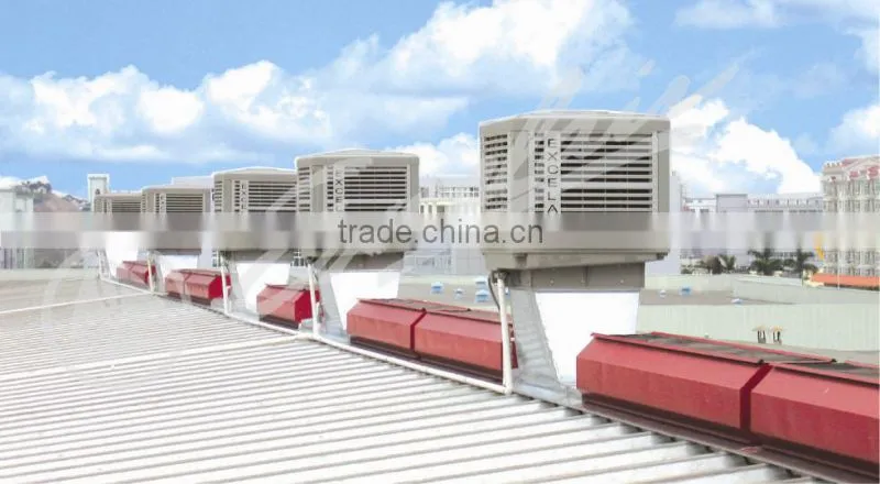 High efficiency industrial air cooler energy-saving air cooling system environmental evaporative ventilator