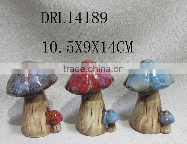 decorative Garden painted Ceramic hanging bird house
