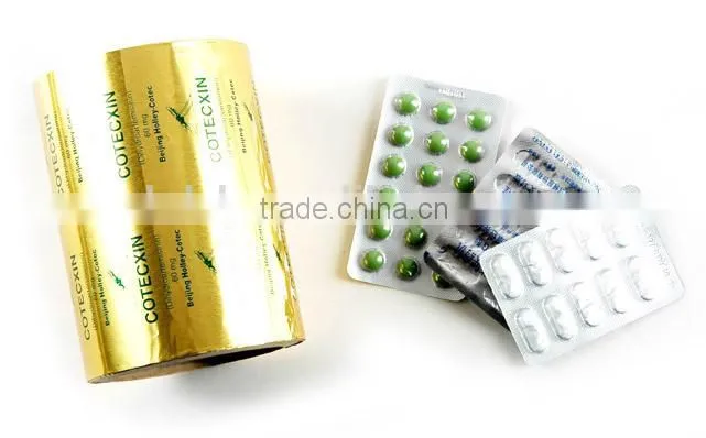 High quality pharmaceutical blister sealing foil