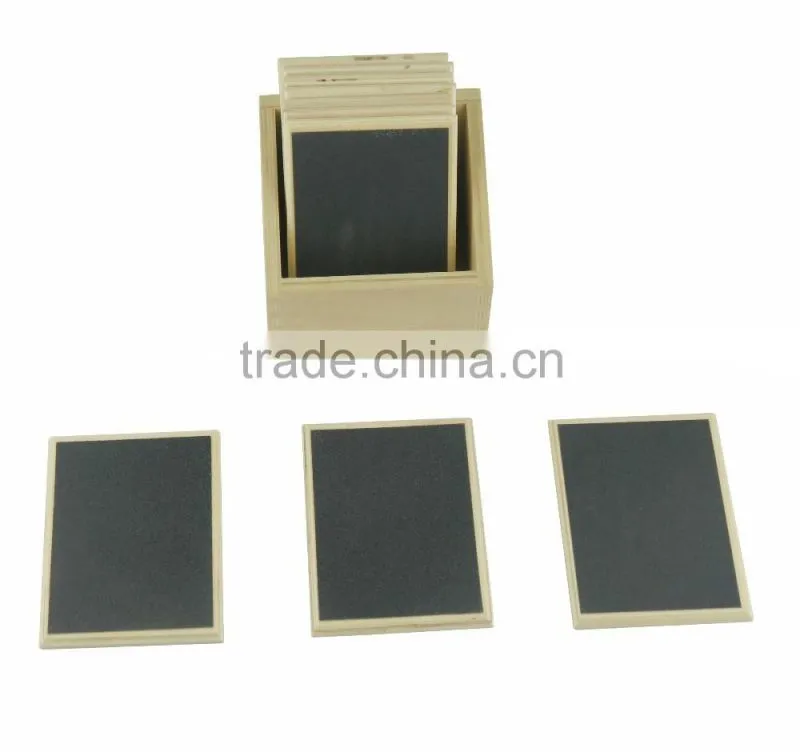 Wooden educational toys for touch tablets