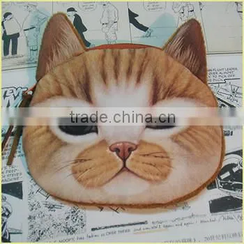 Aimigou wholesale Cat Face coin purse / emoji Coin Purse