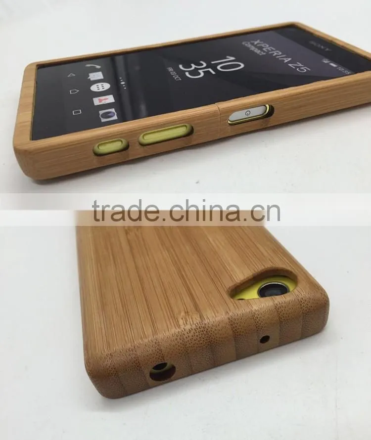 Wood Phone Case for Sony Xperia Z5 Case Back Cover for Sony Xperia c5