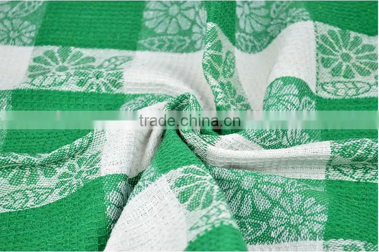 waffle weaving jacquard cotton tea towel home textile wholesale alibaba