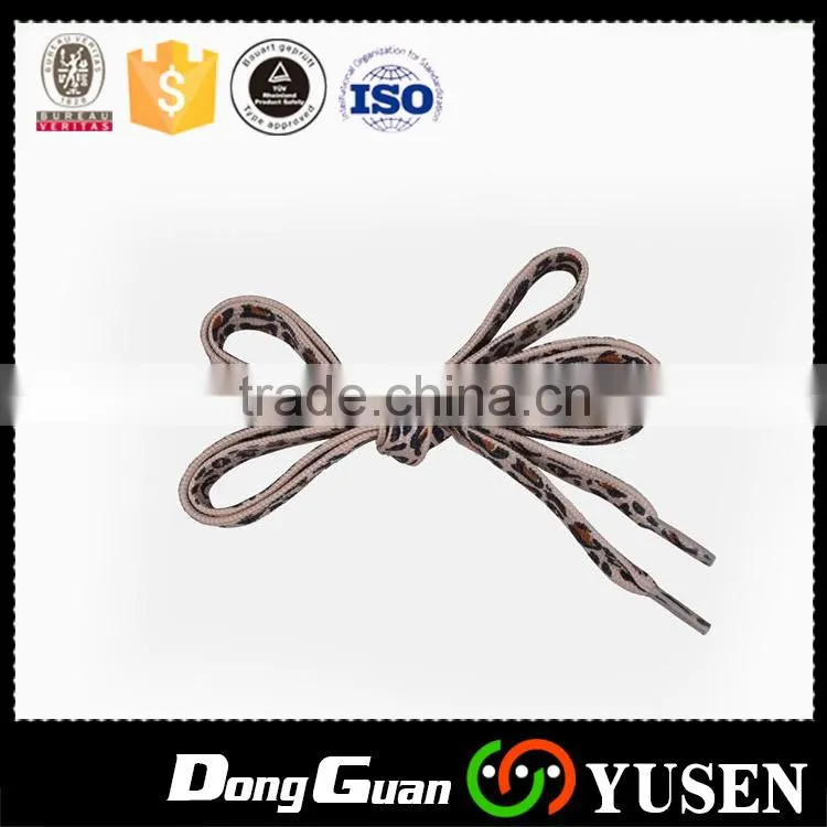 high quality manufacture flat cheap logo Shoelace with competitive price