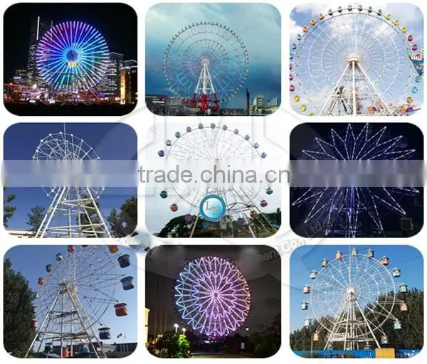 Thrill & Attractive Funfair Park Amusement rides 30M giant Ferris Wheel for sale