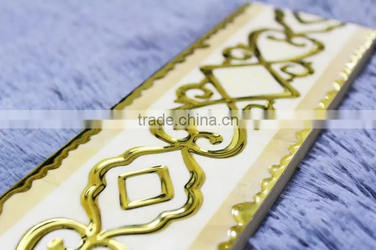 gilding listello ceramic pencil border tiles