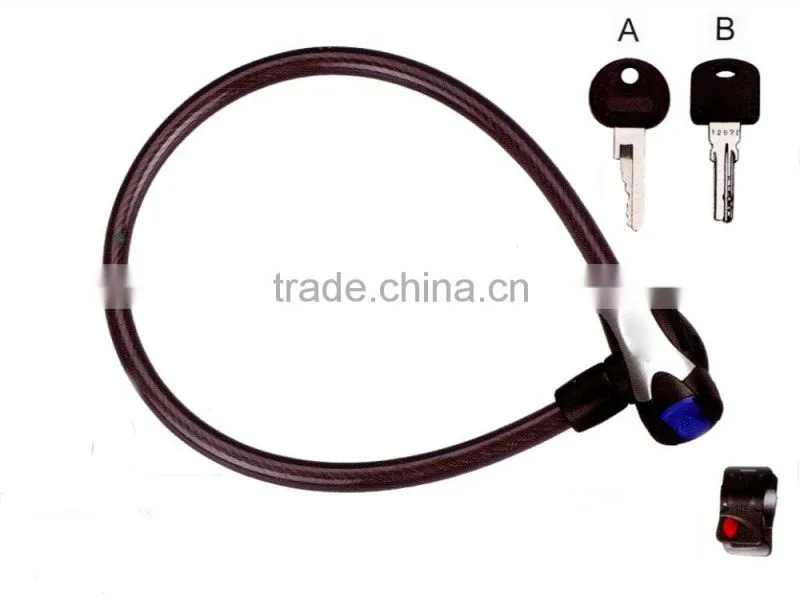 Bicycle spiral lock bicycle lock bike lock bicycle cable lock