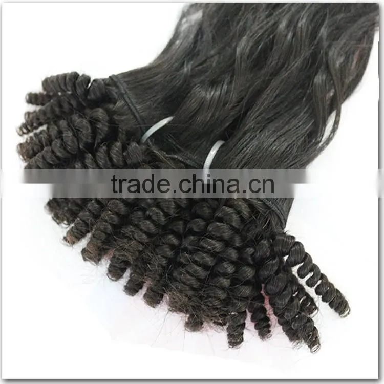 One donor unprocessed 100% virgin brazilian human hair, top kinly curly human hair braid in bundles