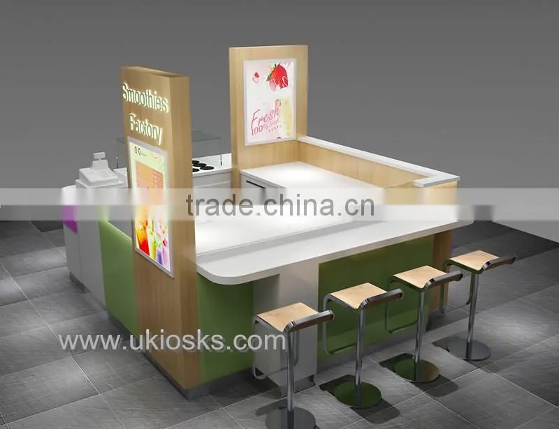 Hot sale ice cream kiosk/food kiosk design in shopping mall