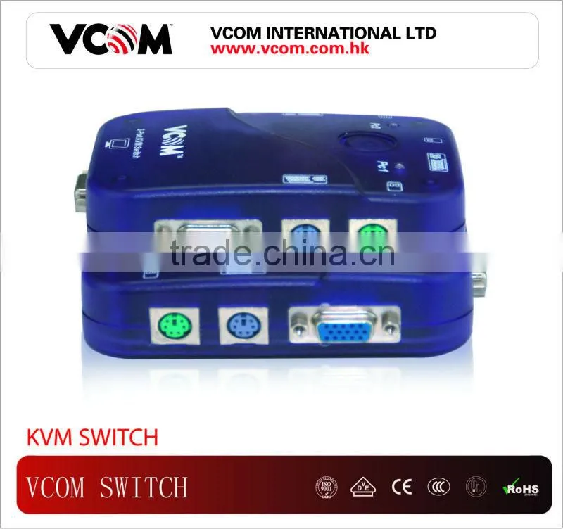 Manual 1 to 2 Ports Push Button KVM Switch