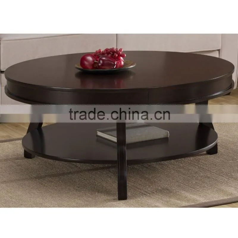 Hobby lobby furniture wooden round coffee table with solid wood legs
