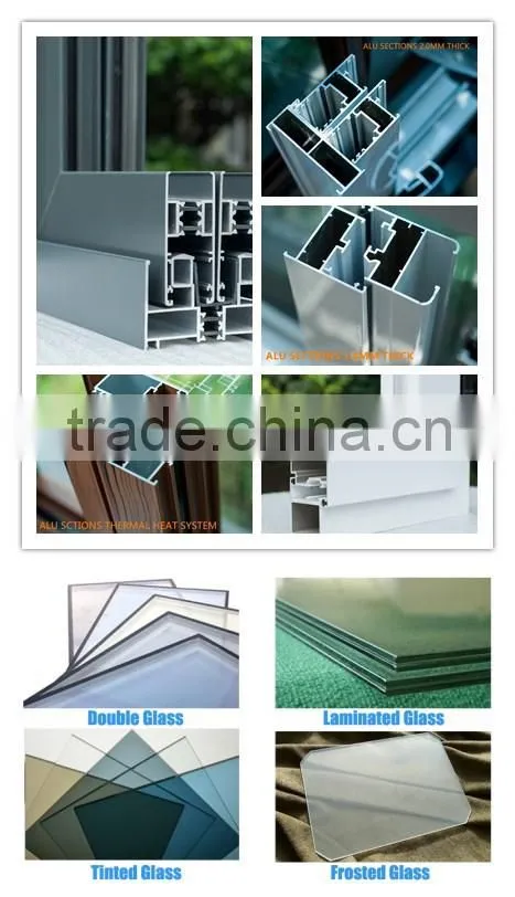 2016 Modern design aluminum glass sun room price with thermal break