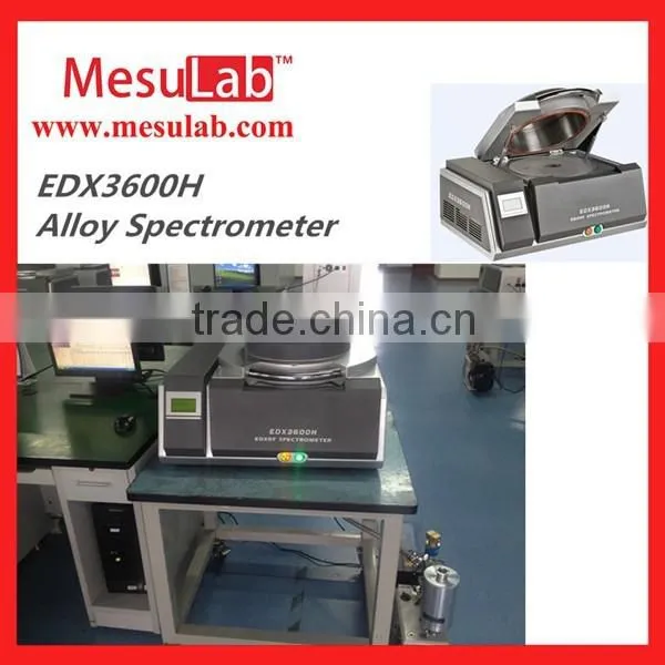EDX3600H Metal Alloy spectrometer test copper alloy