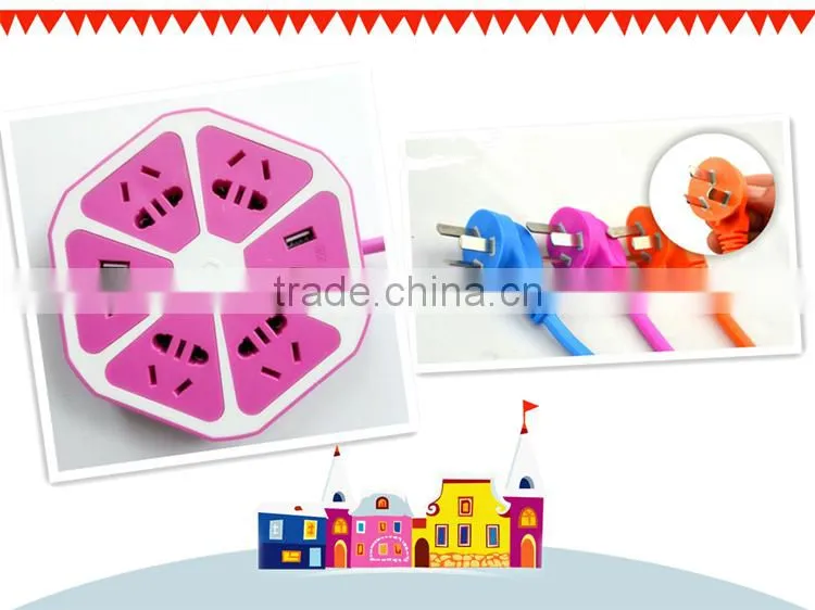 factory wholesales cheap multi function USB socket 250V 10A extension socket