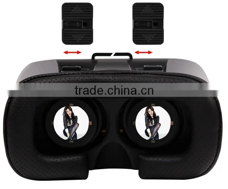 Best selling virtual reality 3D glasses vr case for all the mobile phone