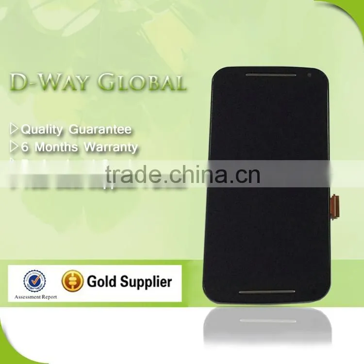 Alibaba wholesale lcd screen for motorola moto g2 xt1068 xt1069 with frame