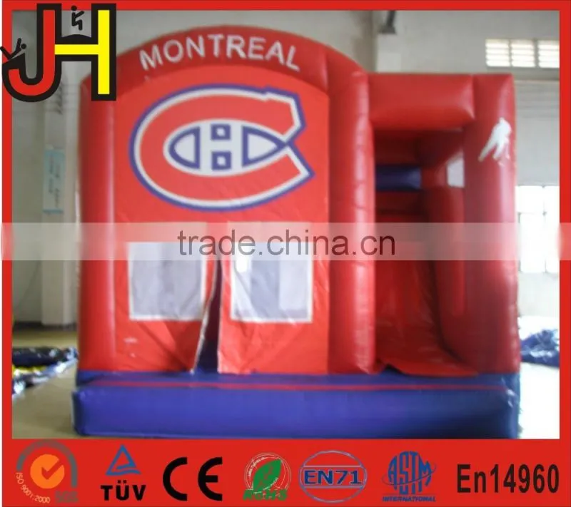 Top quality inflatable combo, small inflatable indoor bouncer with slide inside