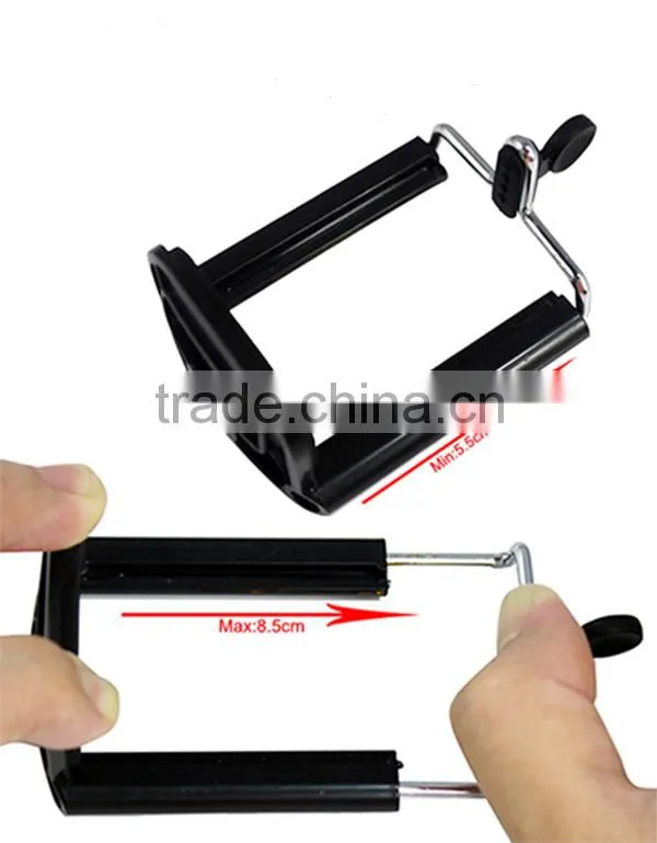 Battey-free 3.5mm Cable Take Pole W/ Clip Holder For iOS/Android Phones--Self-portrait Monopod--Perfect Christmas Gift